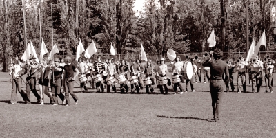 LaSalle Cadets rehearsing (Ottawa, 1973)
Photo by Eric McConachie
Keywords: 1973
