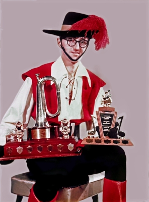 Ron Bruce of the Merritton Buccaneers with his trophies from the 1963 Individuals.
Unknown Photographer
Keywords: 1963