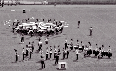 Seneca Optimists (DCI Prelims, Boulder Colorado, Aug 18, 1977)
Photo by Bob Carell
Keywords: 1977