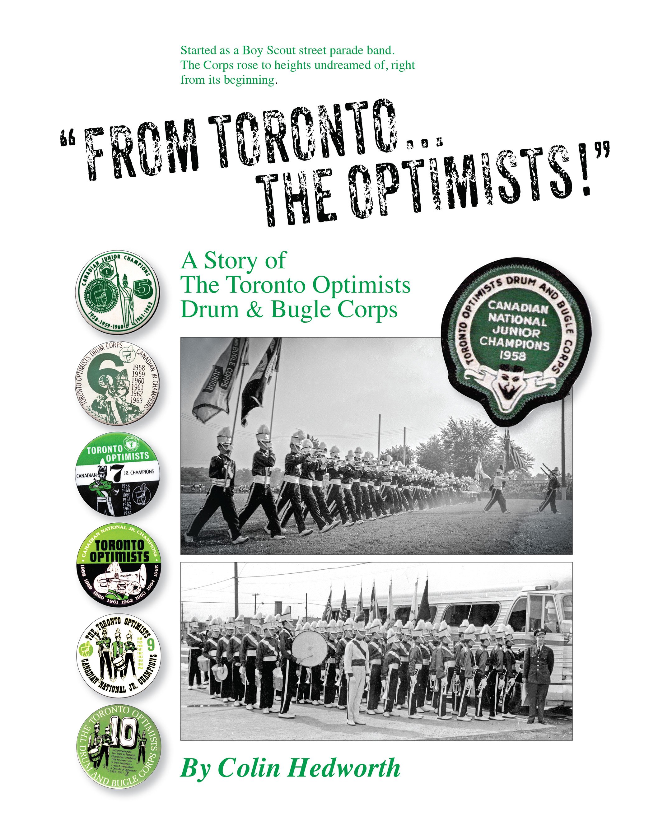 Graphic for: Colin Hedworth 's book on the History of the Optimists