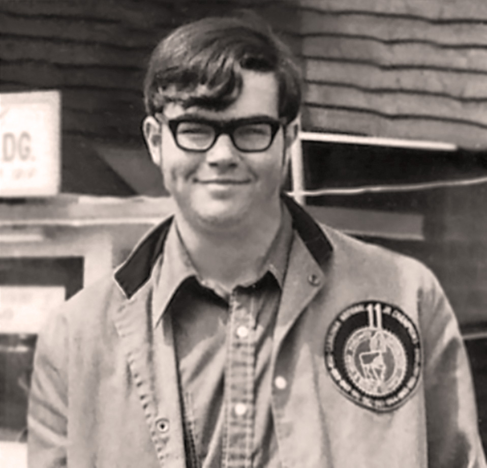 photo of Doug Harrison in 1970